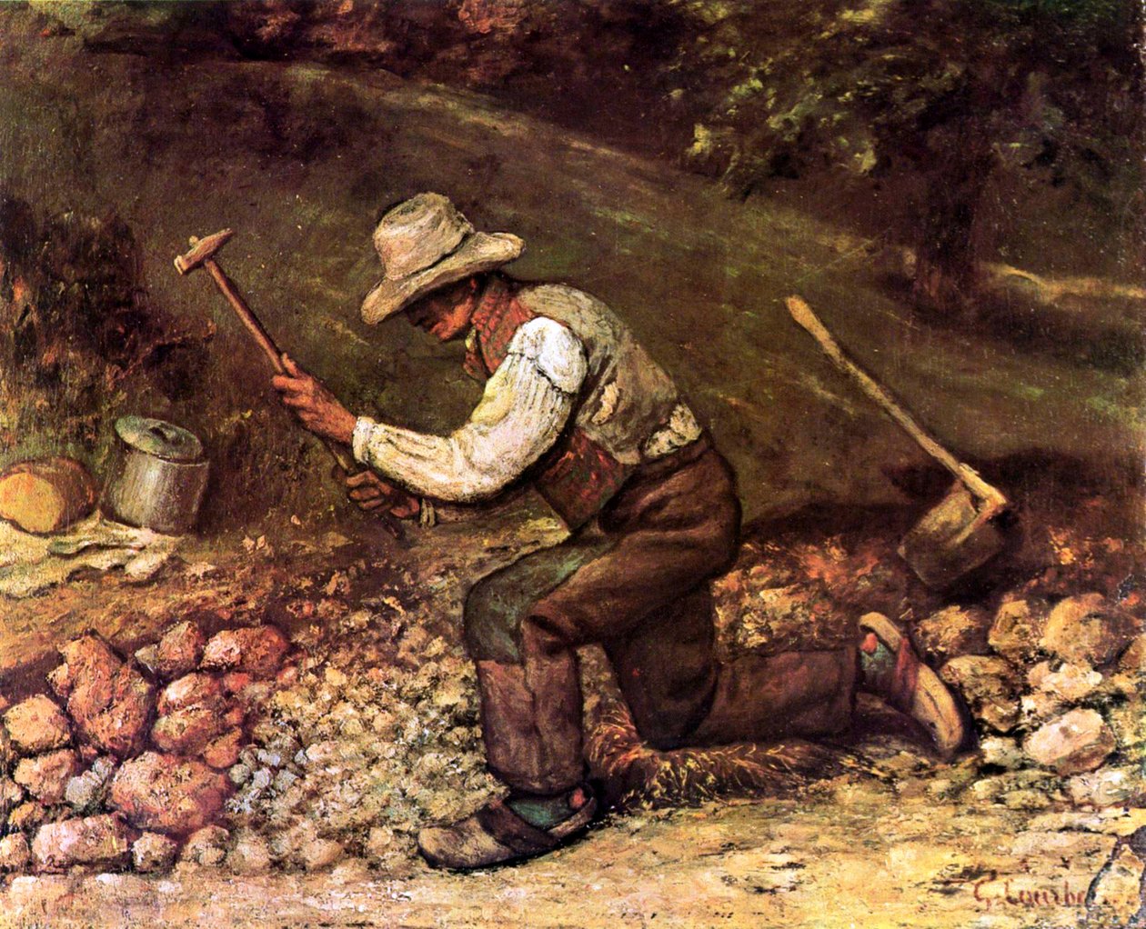 Steinhauer tekijältä Gustave Courbet