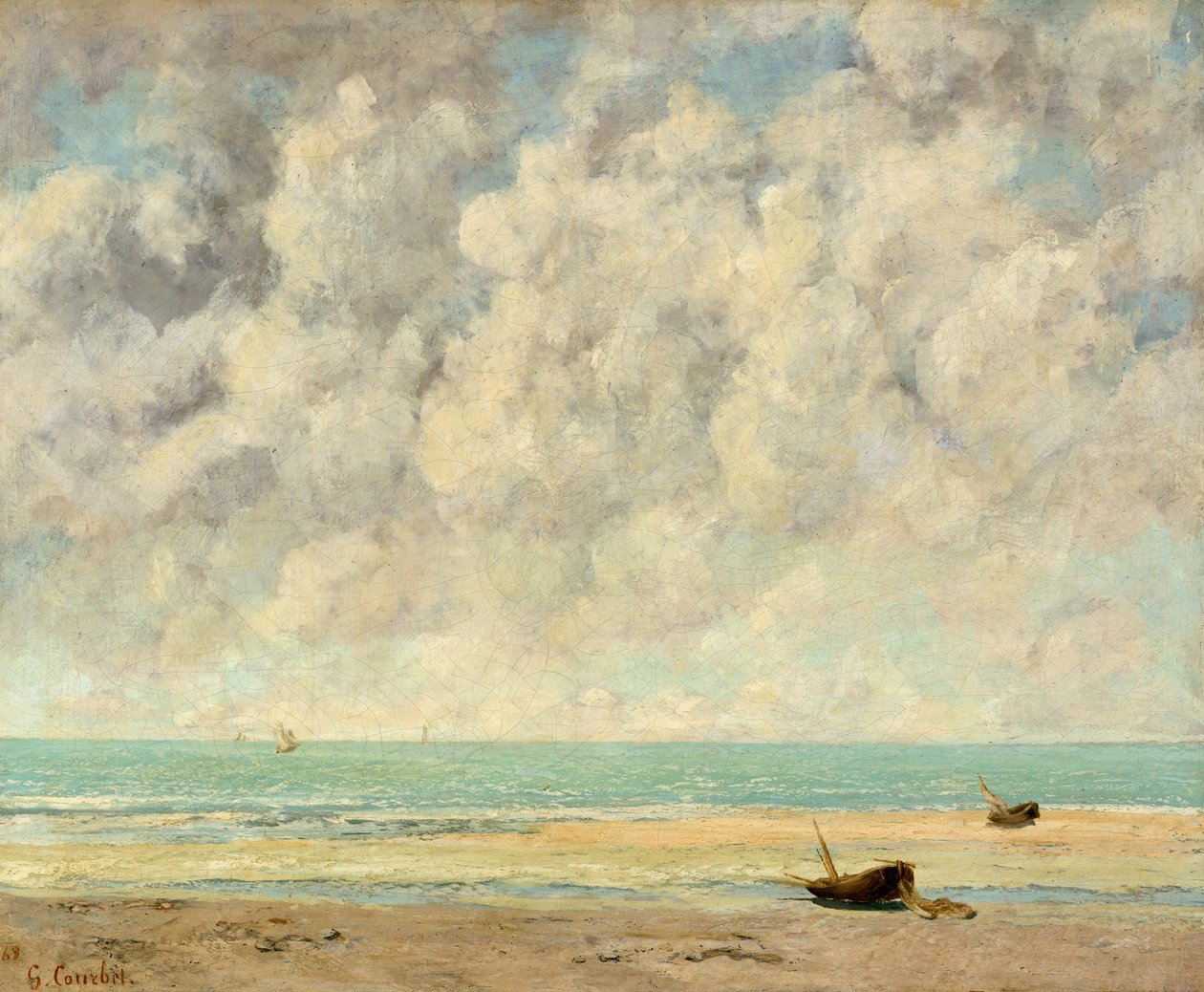 Rauhallinen Meri tekijältä Gustave Courbet