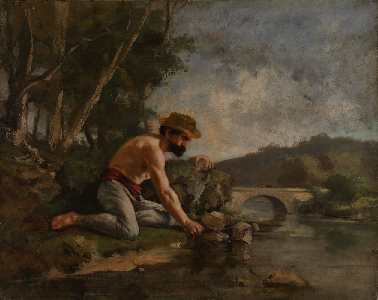 Kalastaja tekijältä Gustave Courbet