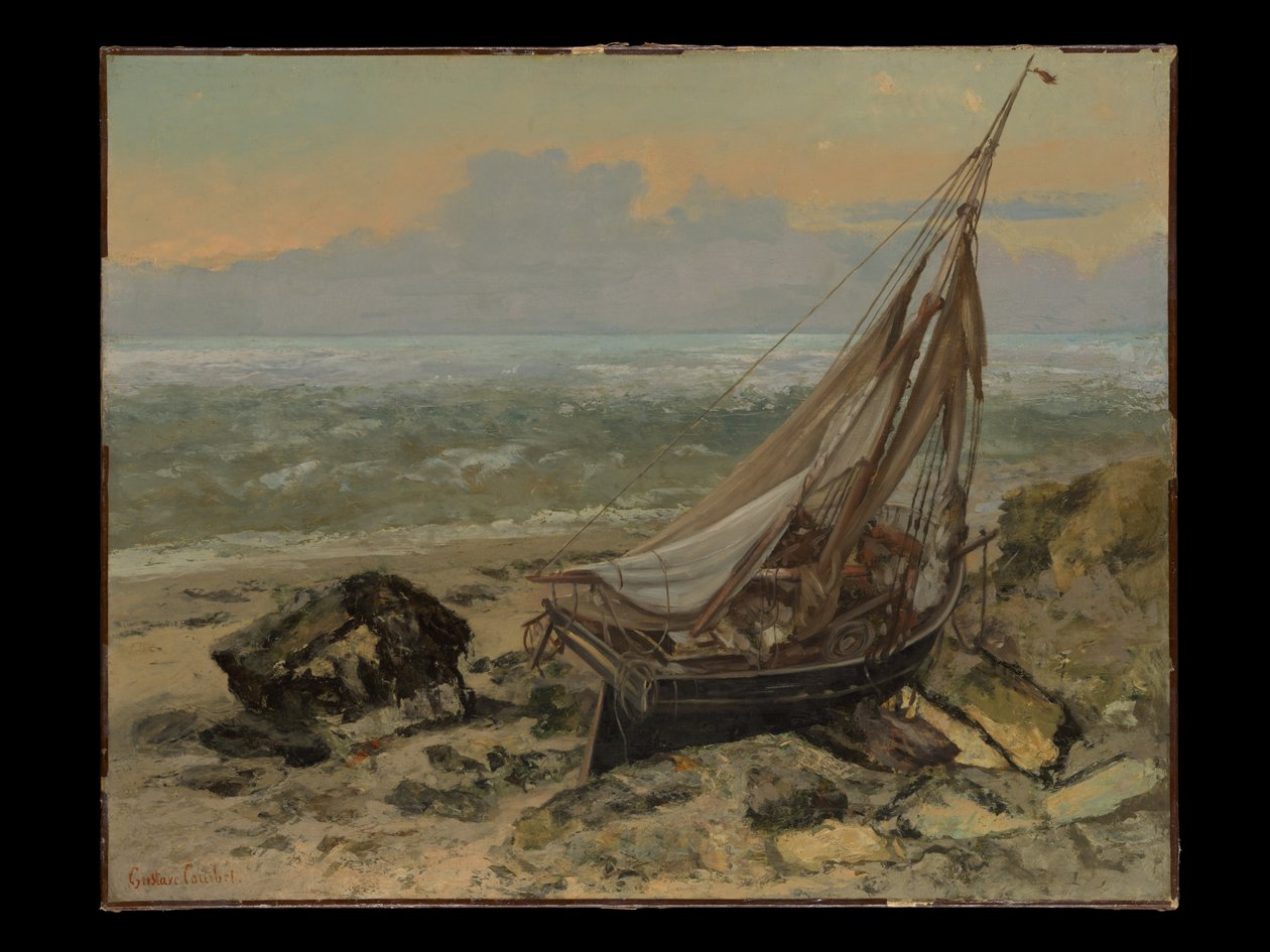 Kalastusvene tekijältä Gustave Courbet