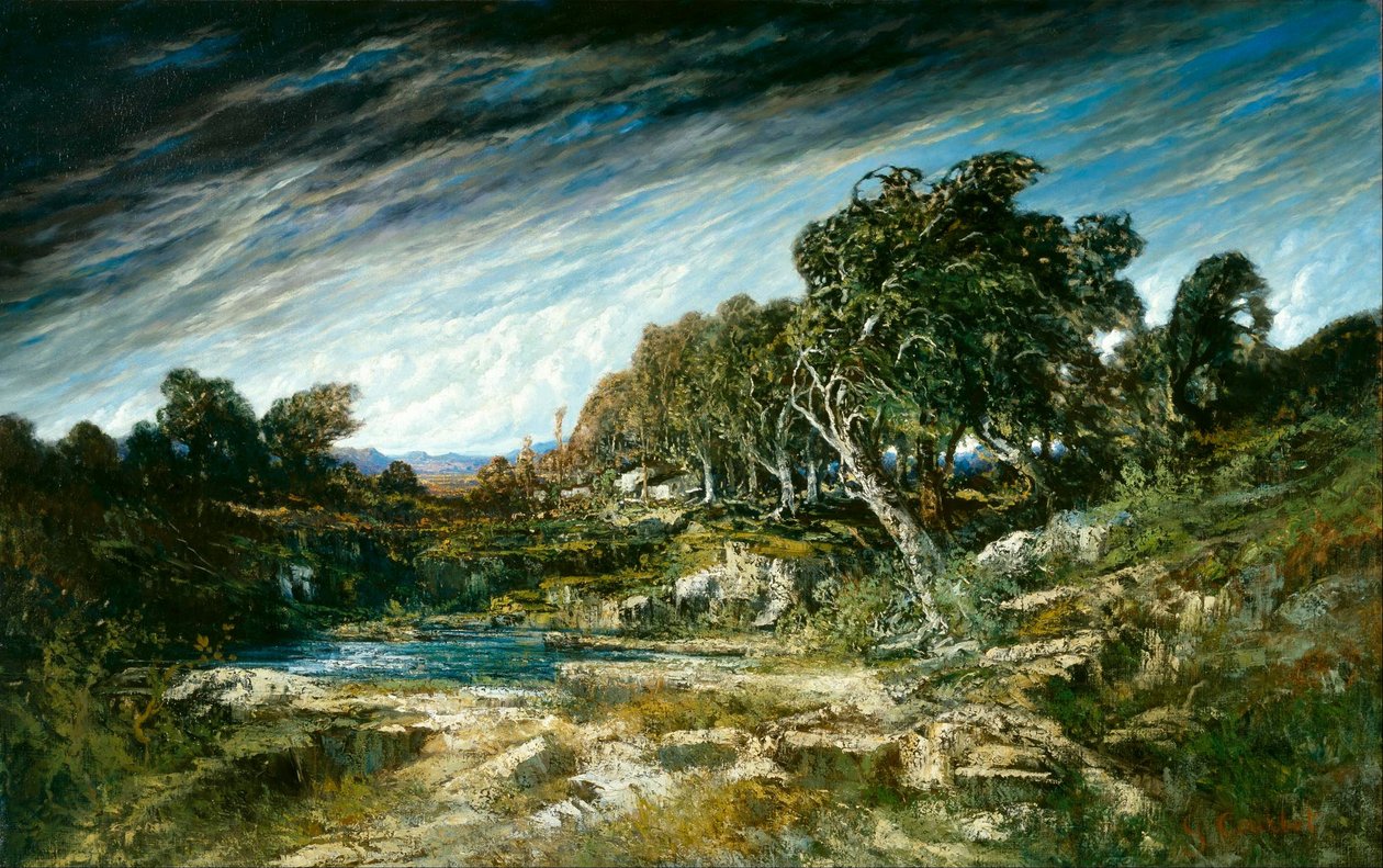Tuulen puuska tekijältä Gustave Courbet