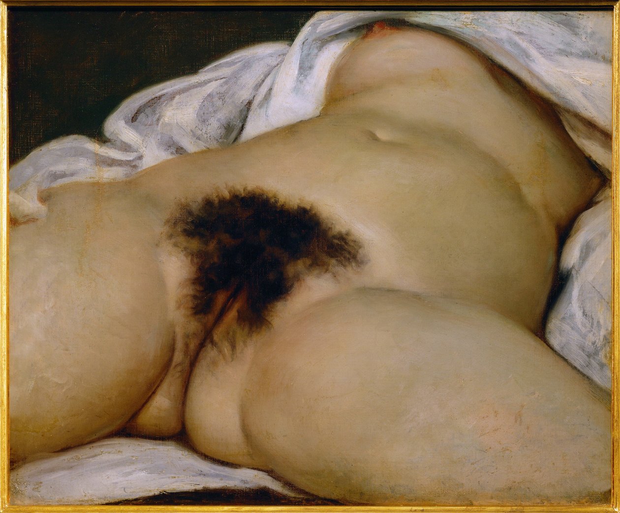 Maailman alkuperä tekijältä Gustave Courbet