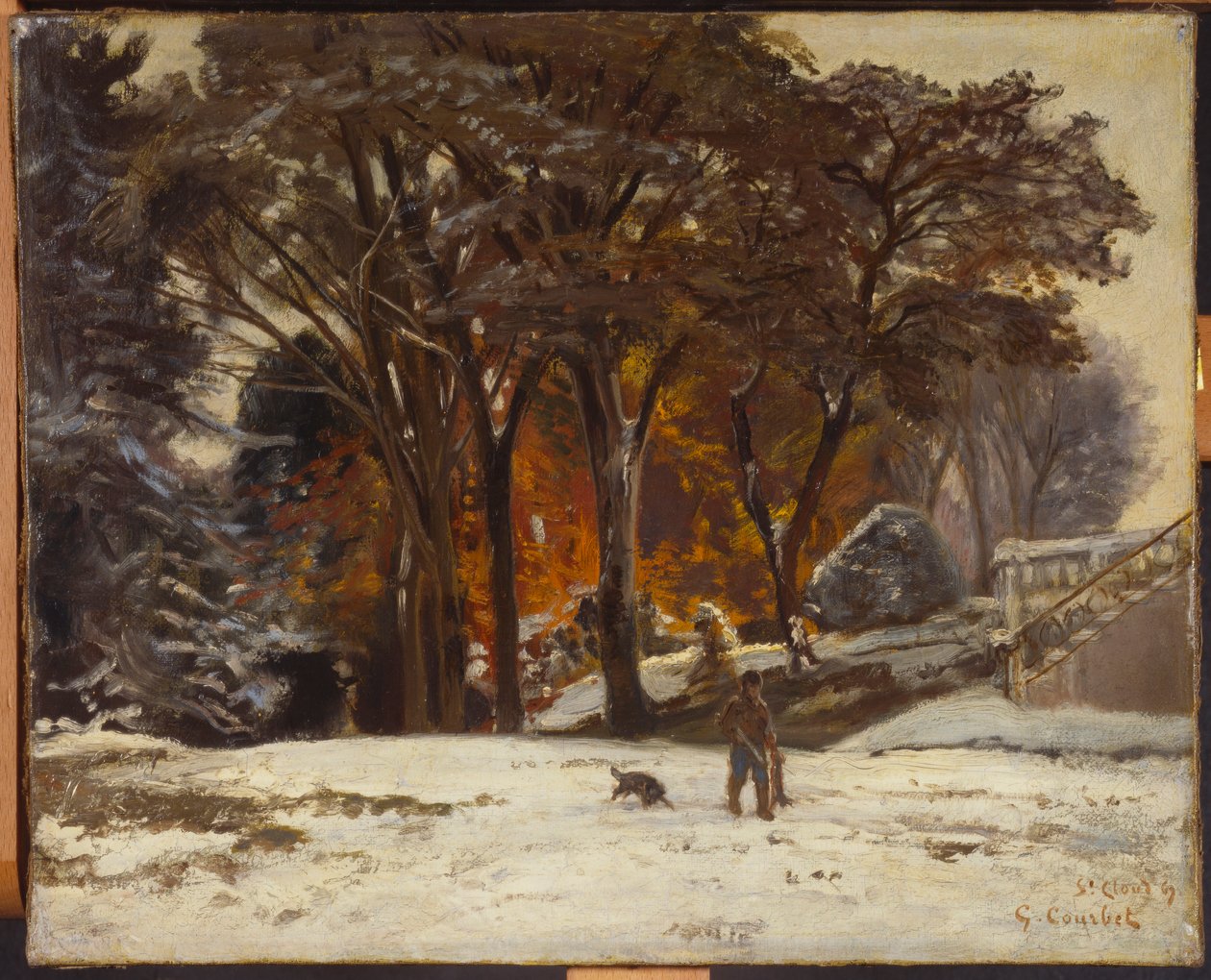 Salametsästäjä, 1867 tekijältä Gustave Courbet