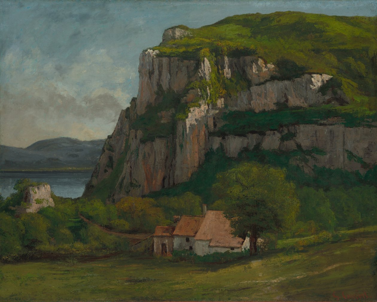 Hautepierren kallio tekijältä Gustave Courbet