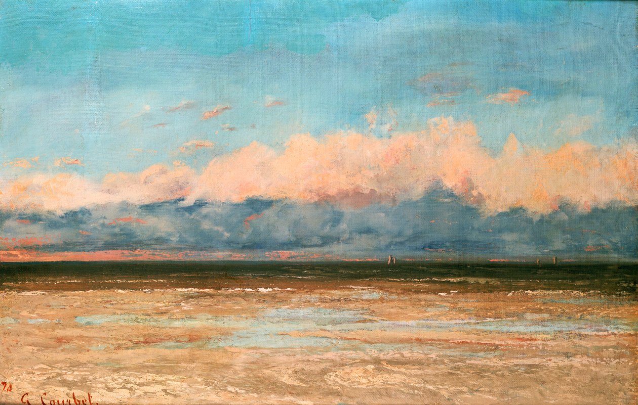 Meri Palavasissa, 1870 tekijältä Gustave Courbet