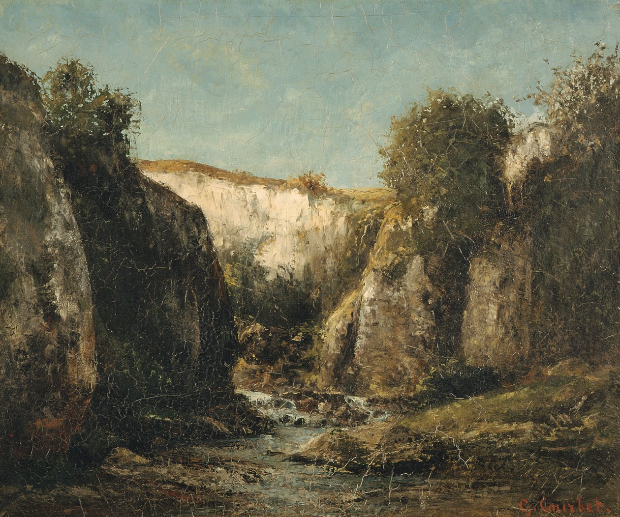 Epäilyjen lähde, 1871 tekijältä Gustave Courbet