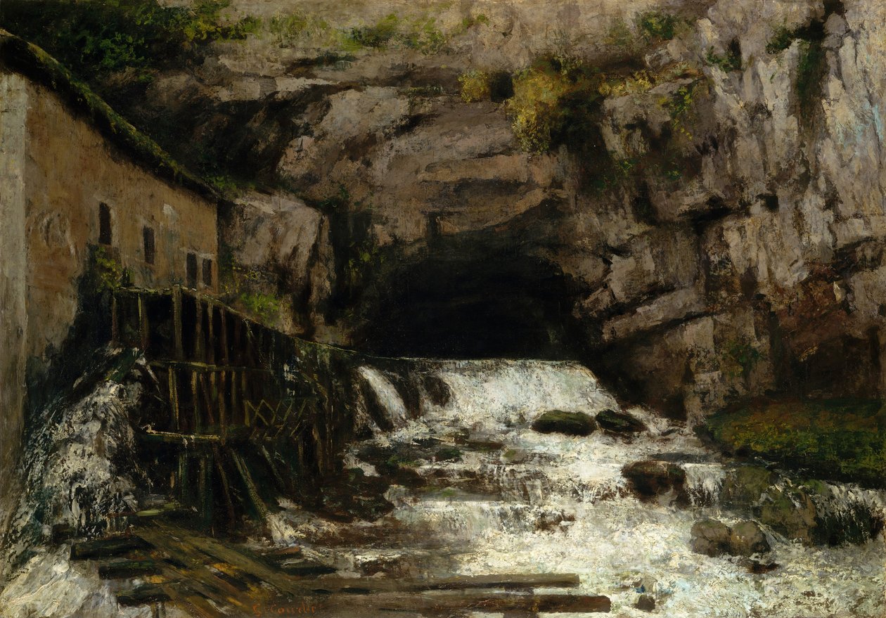Louen lähde, 1864. tekijältä Gustave Courbet