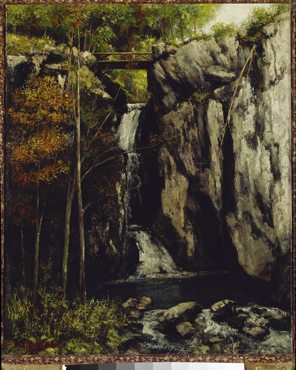 Gour de Conchen kaatuminen, Myon (öljy kankaalle tekijältä Gustave Courbet