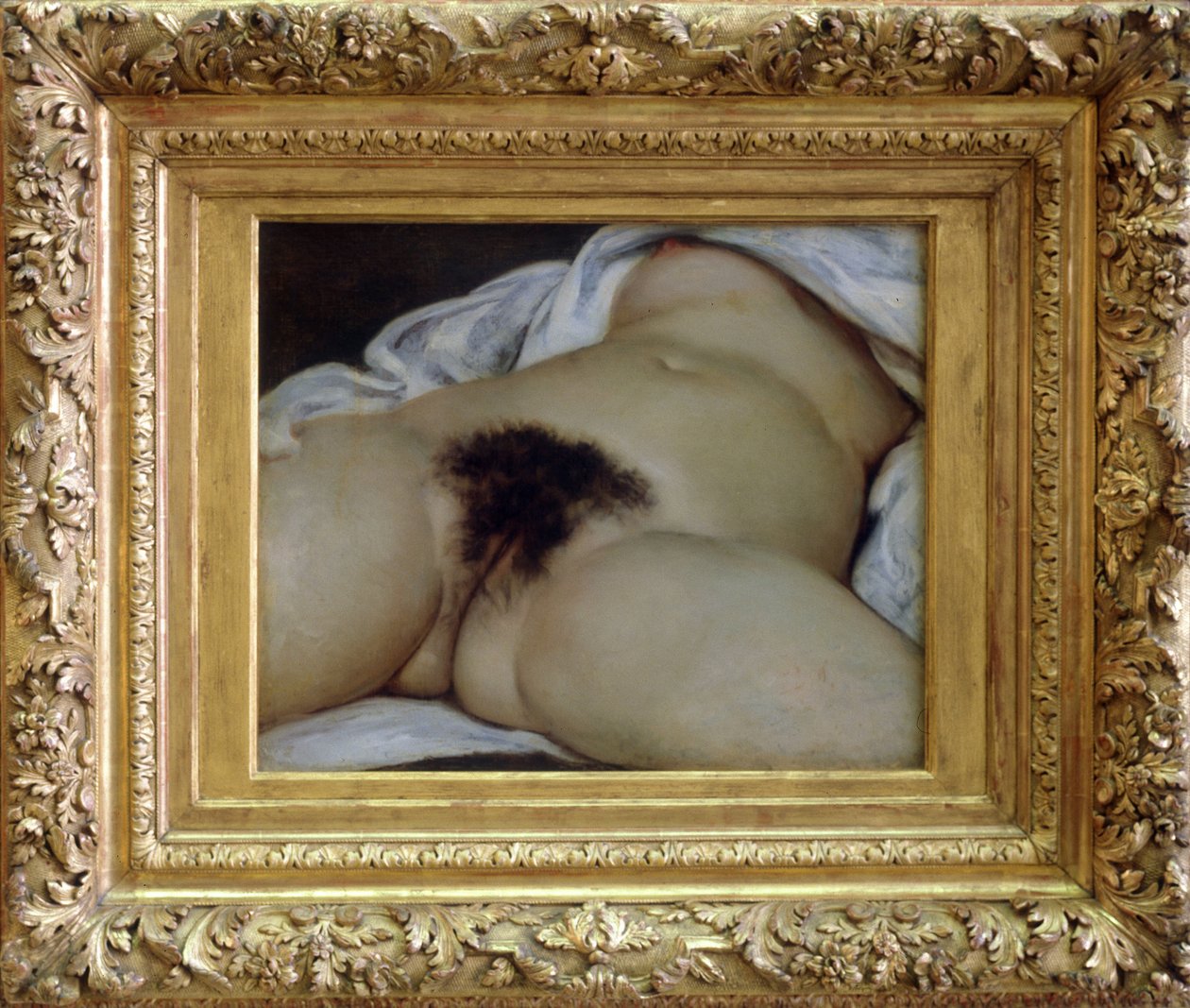 Maailman alkuperä - Mallina voisi olla Joanna Hiffernan, joka tunnetaan nimellä Jo - Gustave Courbetin maalaus tekijältä Gustave Courbet