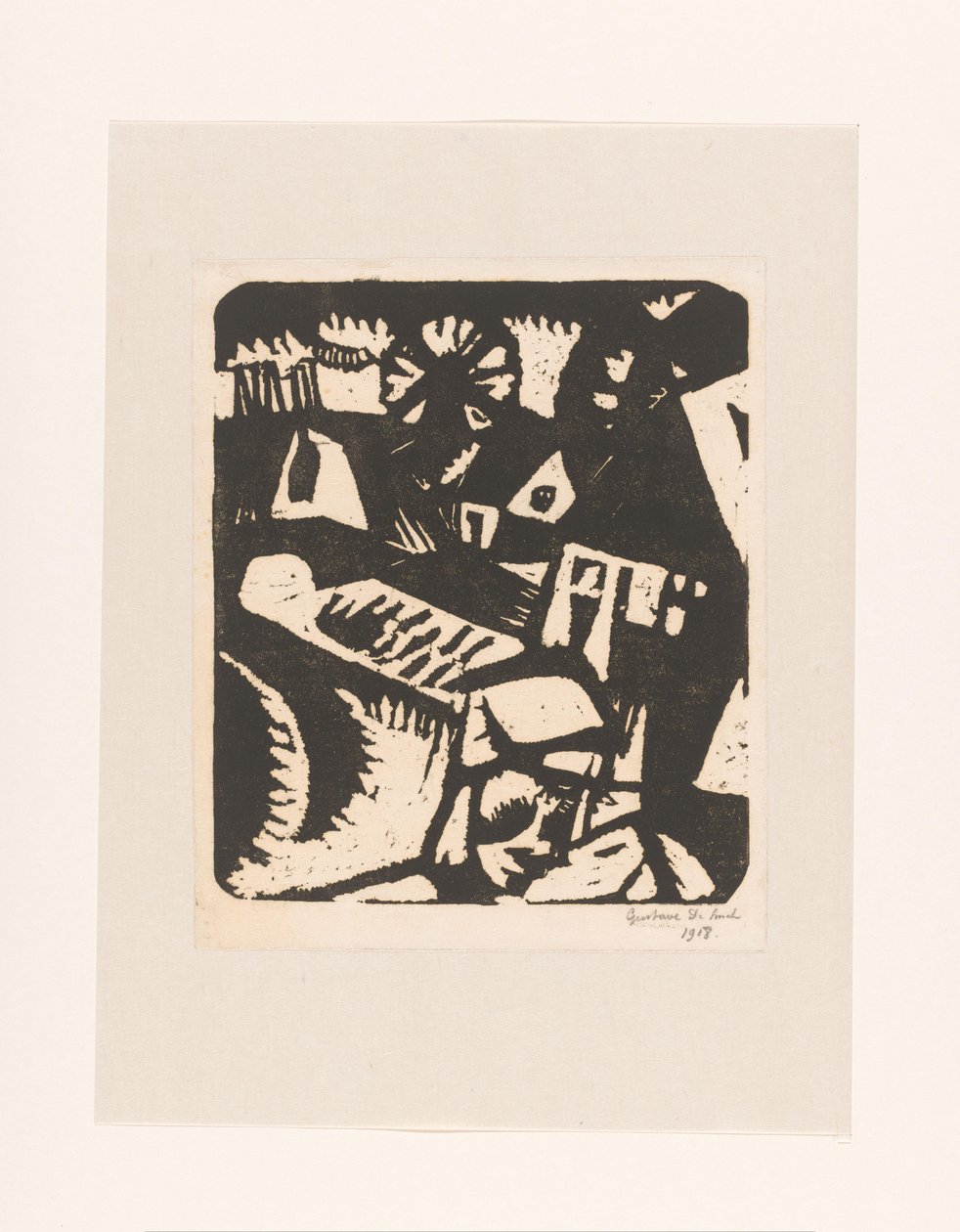 Maisema tekijältä Gustave De Smet (signed by artist)
