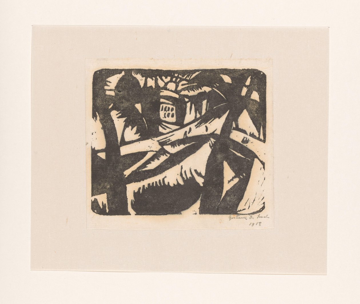 Maisema tekijältä Gustave De Smet (signed by artist)