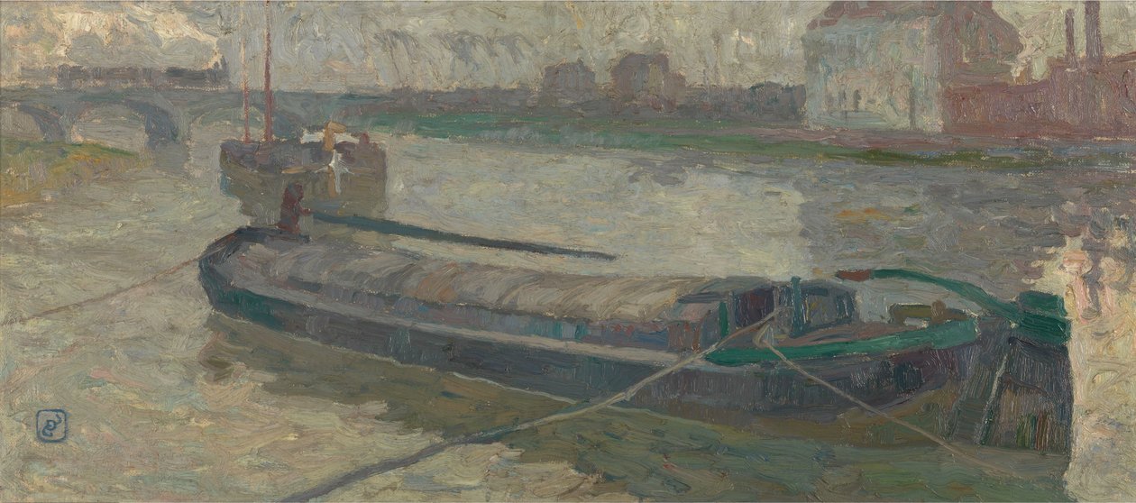 Näkymä Gentin Stropbrugiin tekijältä Gustave de Smet