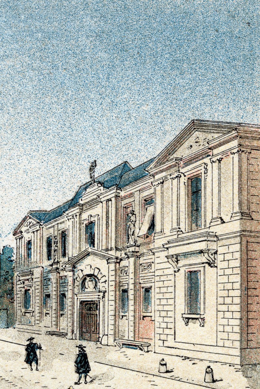 Näkymä Hotel Carnavaletille, Sevignen markiisin asuinpaikalle tekijältä Gustave Demoulin