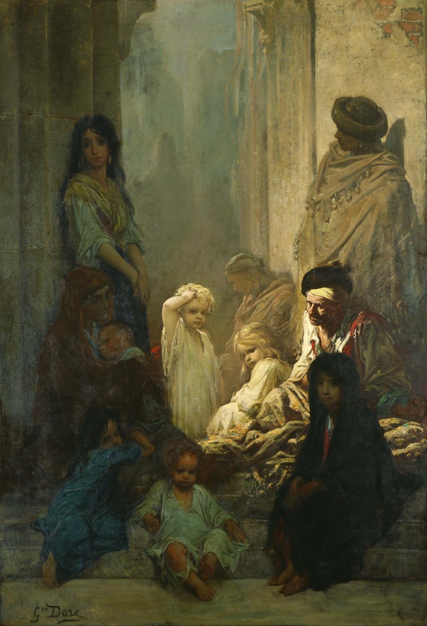 La Siesta, muistoja Espanjasta. tekijältä Gustave Dore