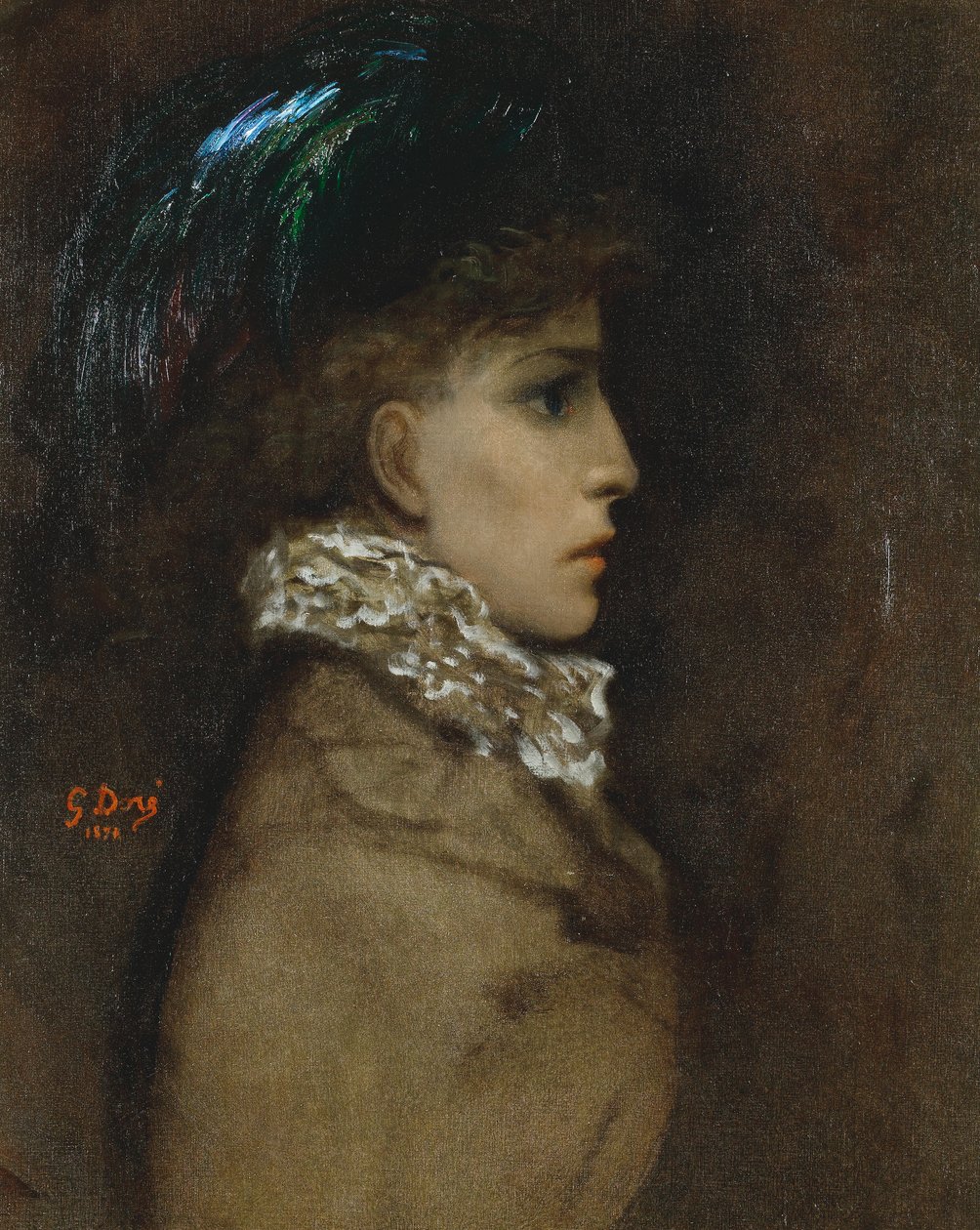 Gustave Doré, 1870 - Sarah Bernhardt tekijältä Gustave Dore