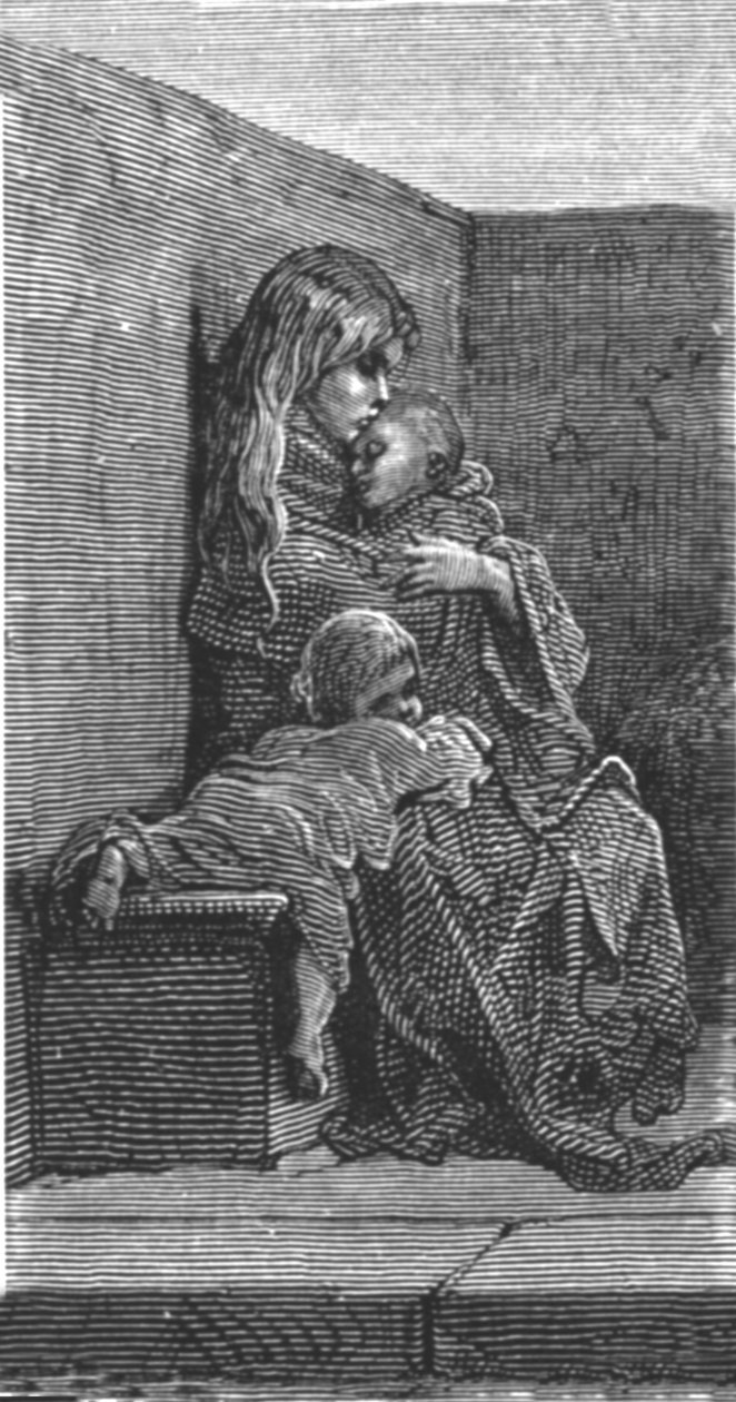 "Kylmä lepopaikka", 1872. tekijältä Gustave Dore