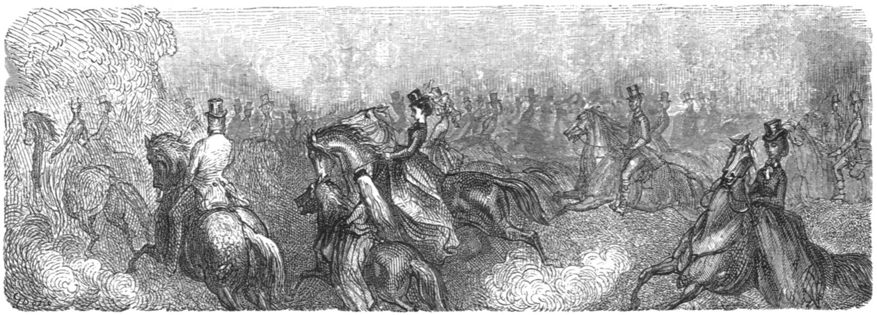 "A Morning Ride", 1872. tekijältä Gustave Dore
