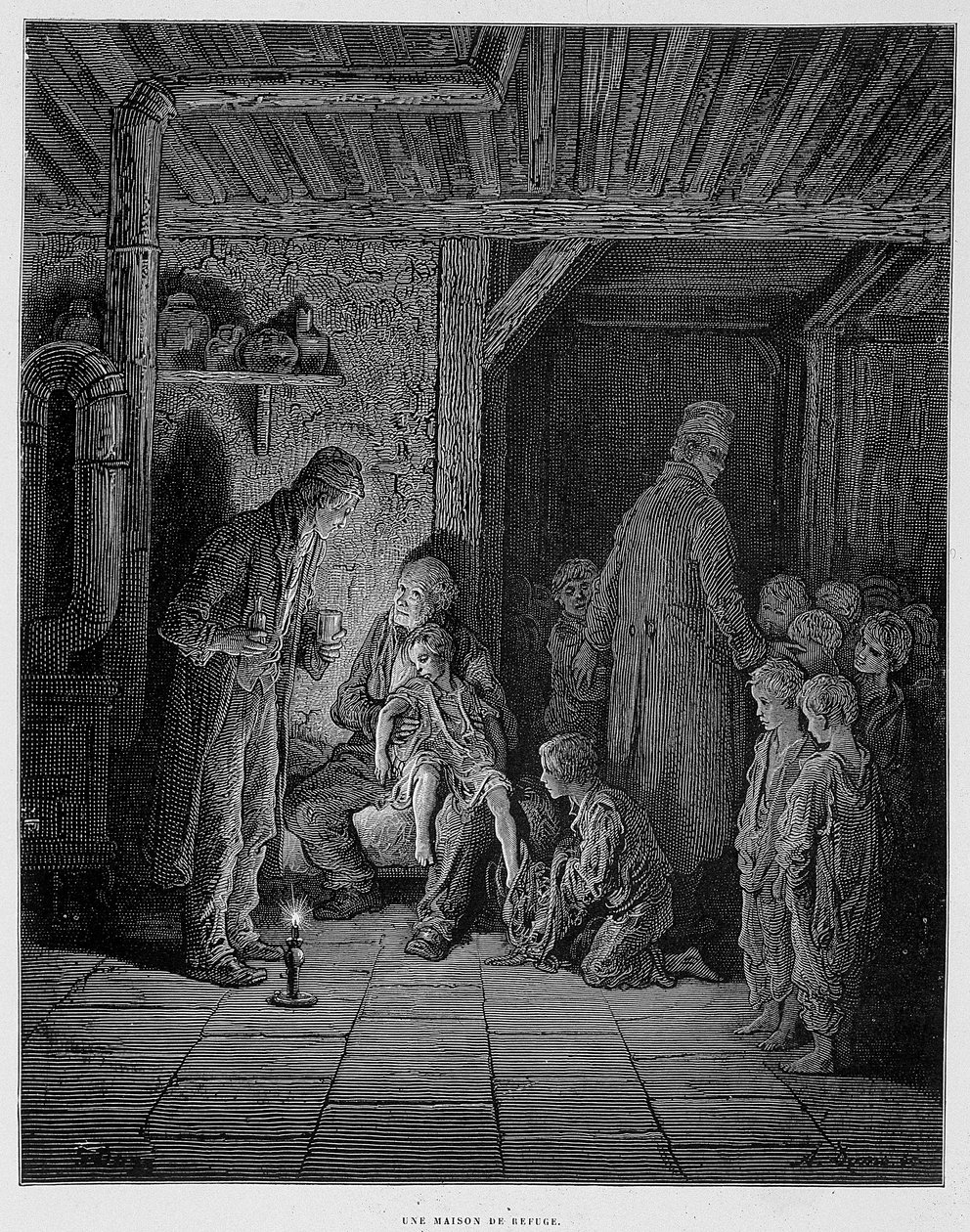 Turvatalo – Gustave Doren ”” Lontoossa”. tekijältä Gustave Dore