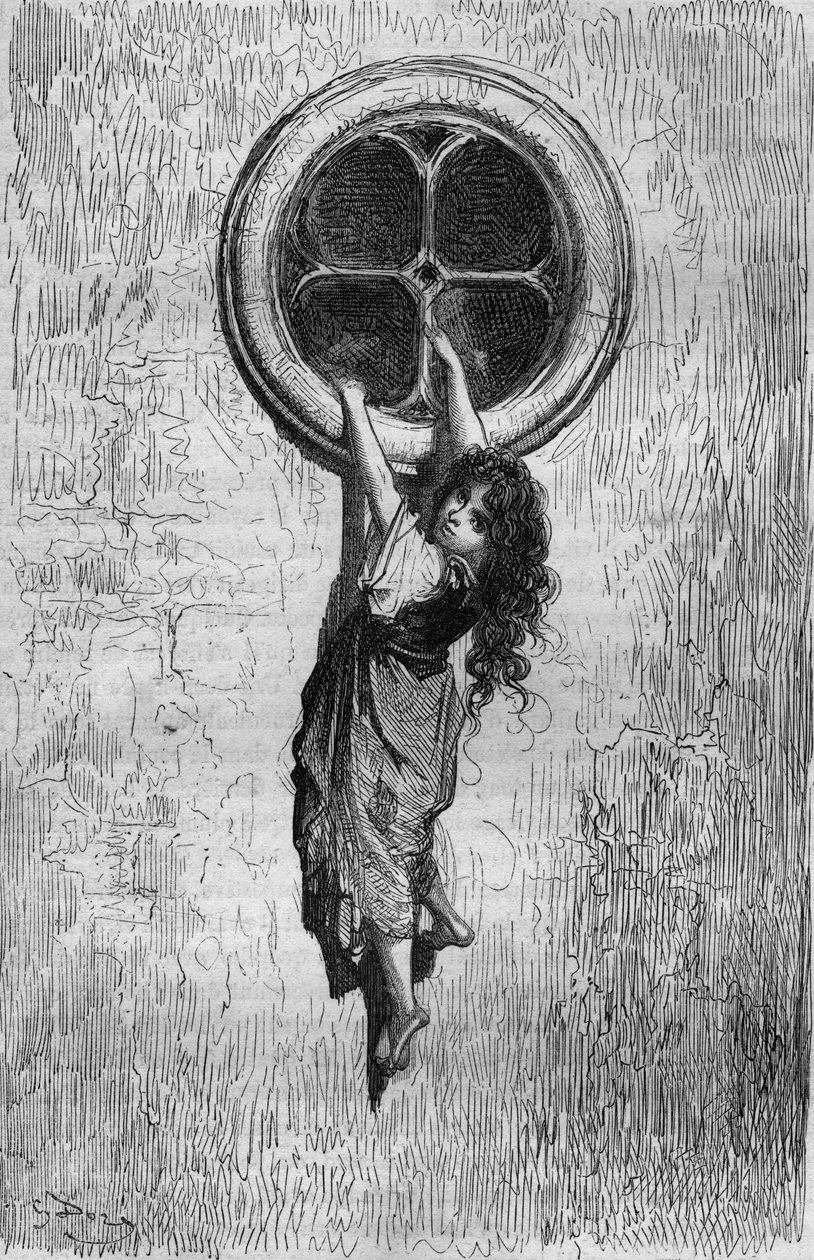 Chiquita, Gustave Doren kuvitus TheophileGautierin kirjasta Captain Fracasse, Gustave Dore. tekijältä Gustave Dore