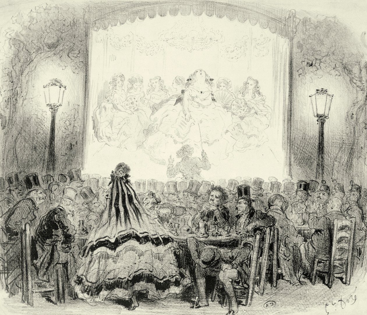 Kahvikonserttitalo Ranskassa, Paul Gustave Dore