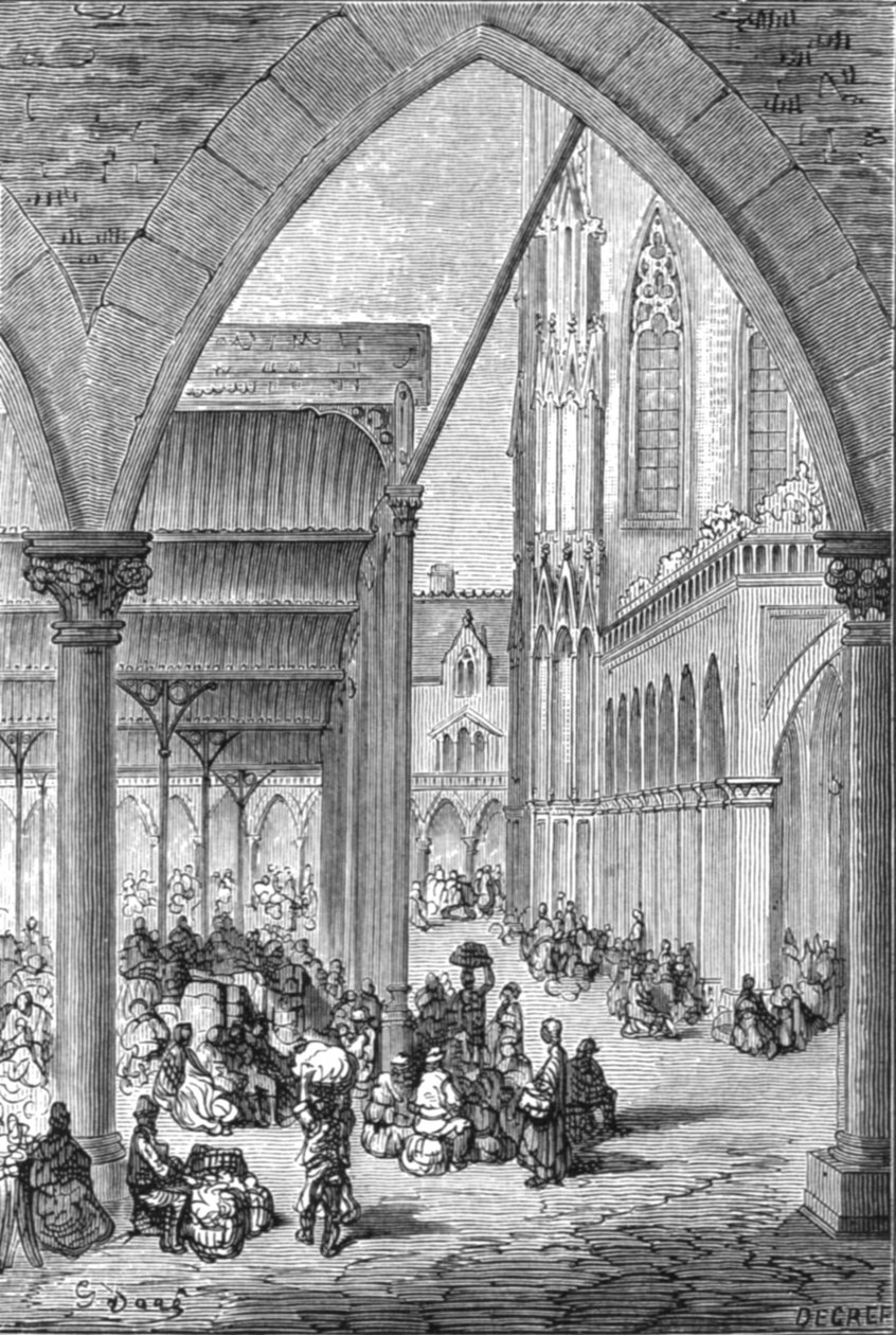"Columbia Market", 1872. tekijältä Gustave Dore