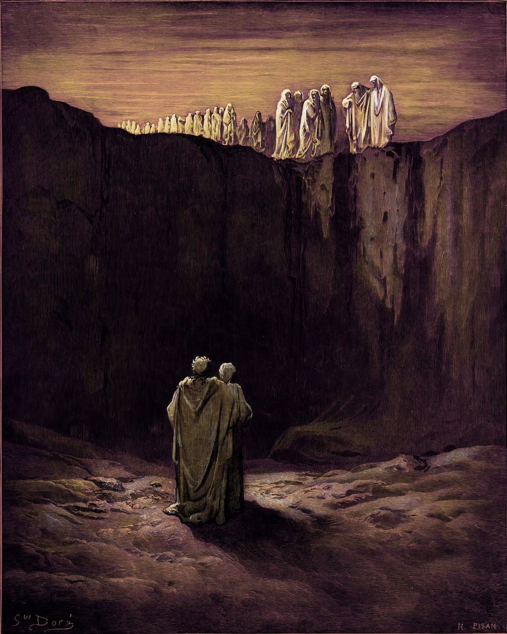 Danten kiirastule tekijältä Gustave Dore