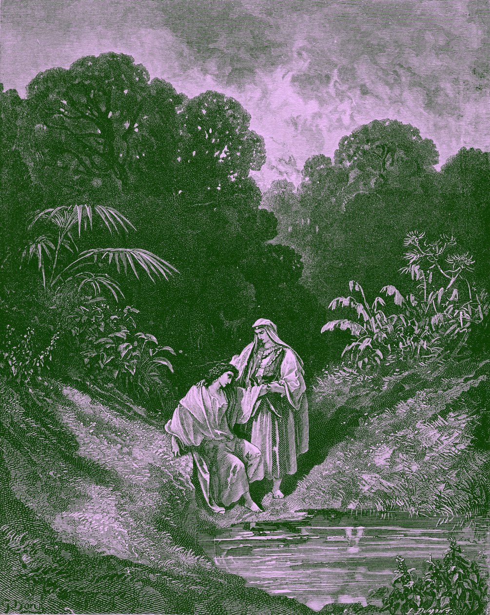 David ja Jonathan, kirjoittanut Gustave Doré- Raamattu tekijältä Gustave Dore