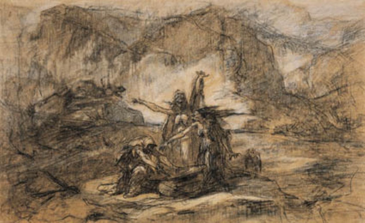 Kolme noitaa Shakespearen Macbethistä tekijältä Gustave Dore