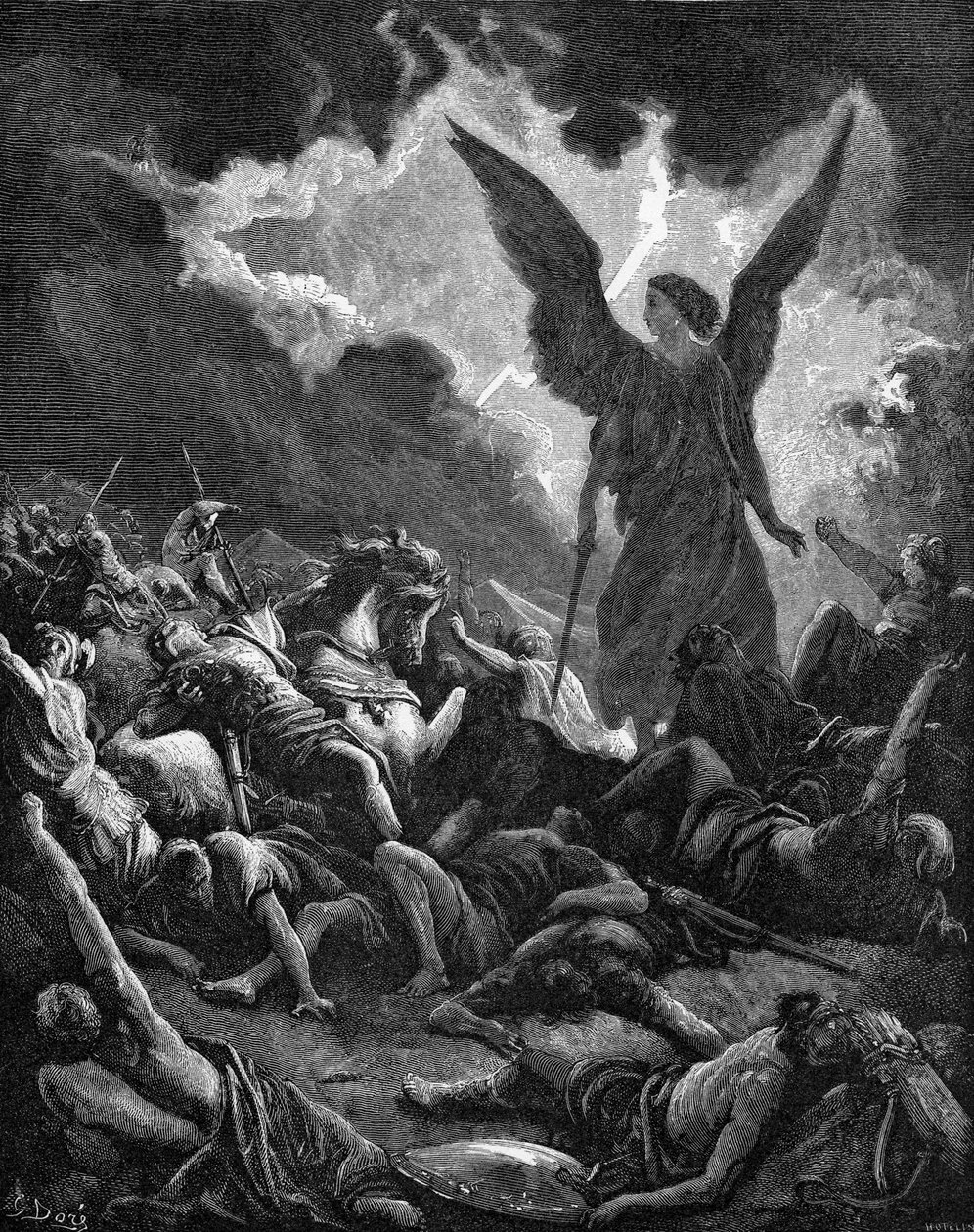 Sanheribin isännän tuhoaminen tekijältä Gustave Dore