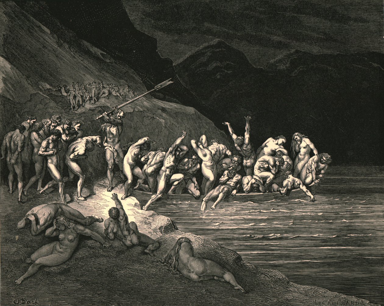 Samoin Adamsin paha sikiö, vuodelta 1890. tekijältä Gustave Dore