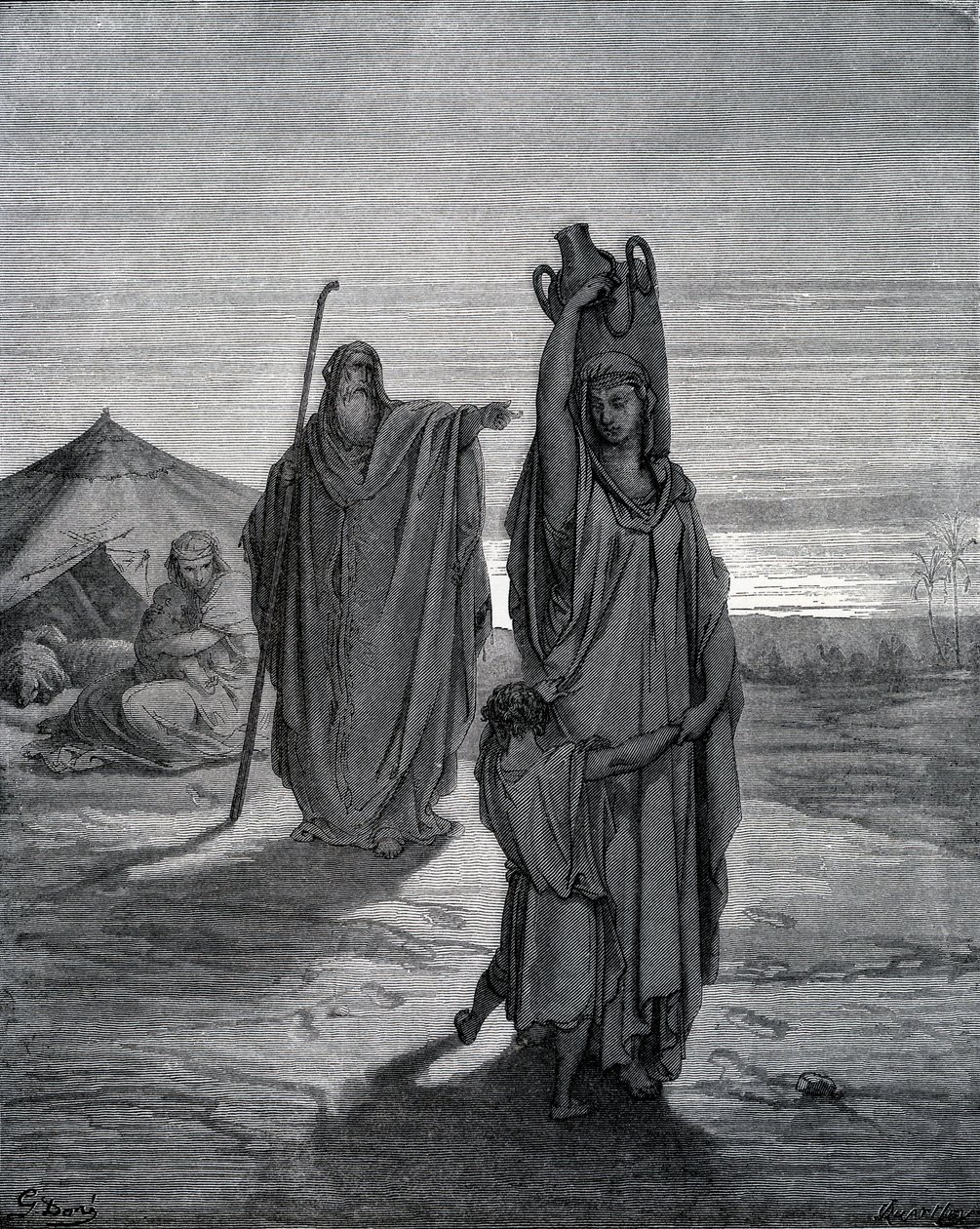 Hagarin karkottaminen tekijältä Gustave Dore