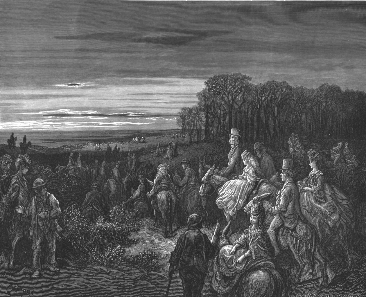 "Hampstead Heath", 1872. tekijältä Gustave Dore
