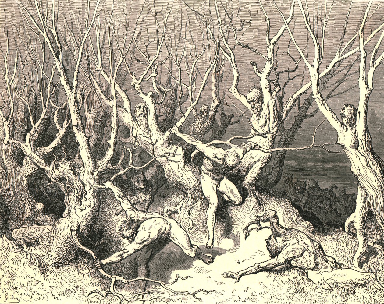 Kiirehdi nyt, ensimmäinen huusi, kiirehdi nyt kuolemaa!, c1890. tekijältä Gustave Dore