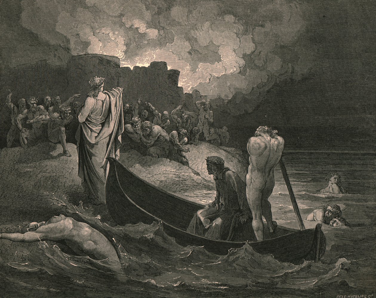 En kuullut, mitä ehtoja hän tarjosi heille, c1890. tekijältä Gustave Dore