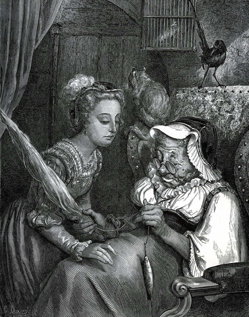 Gustave Doren kuvitus Charles Perrault