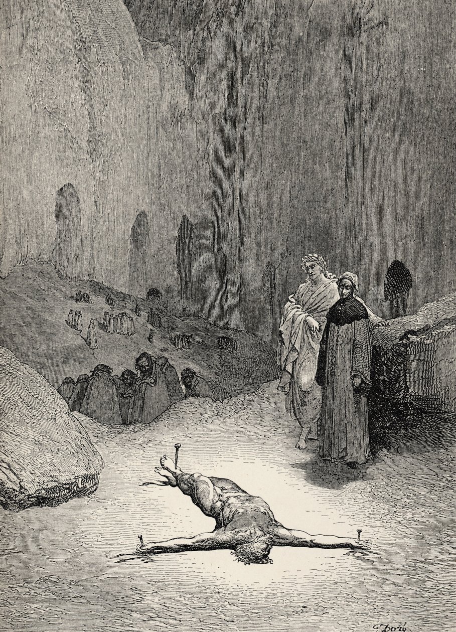 Kuvitus Danten jumalalliseen komediaan - Helvetti (La Divina Commedia, L