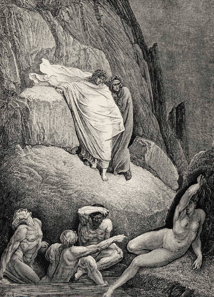 Kuvitus Danten jumalalliseen komediaan - Helvetti (La Divina Commedia, L