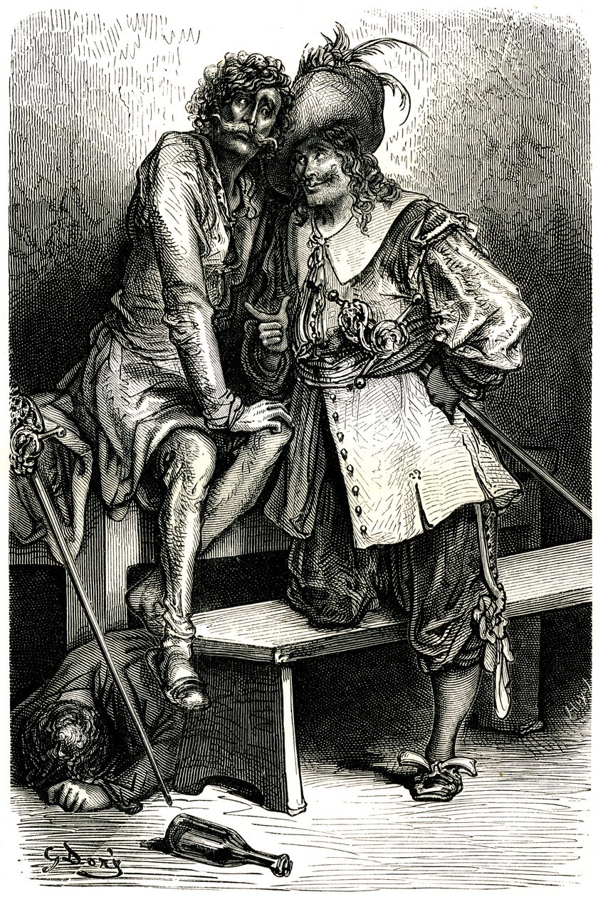 Kuva kapteeni Fracasselle tekijältä Gustave Dore