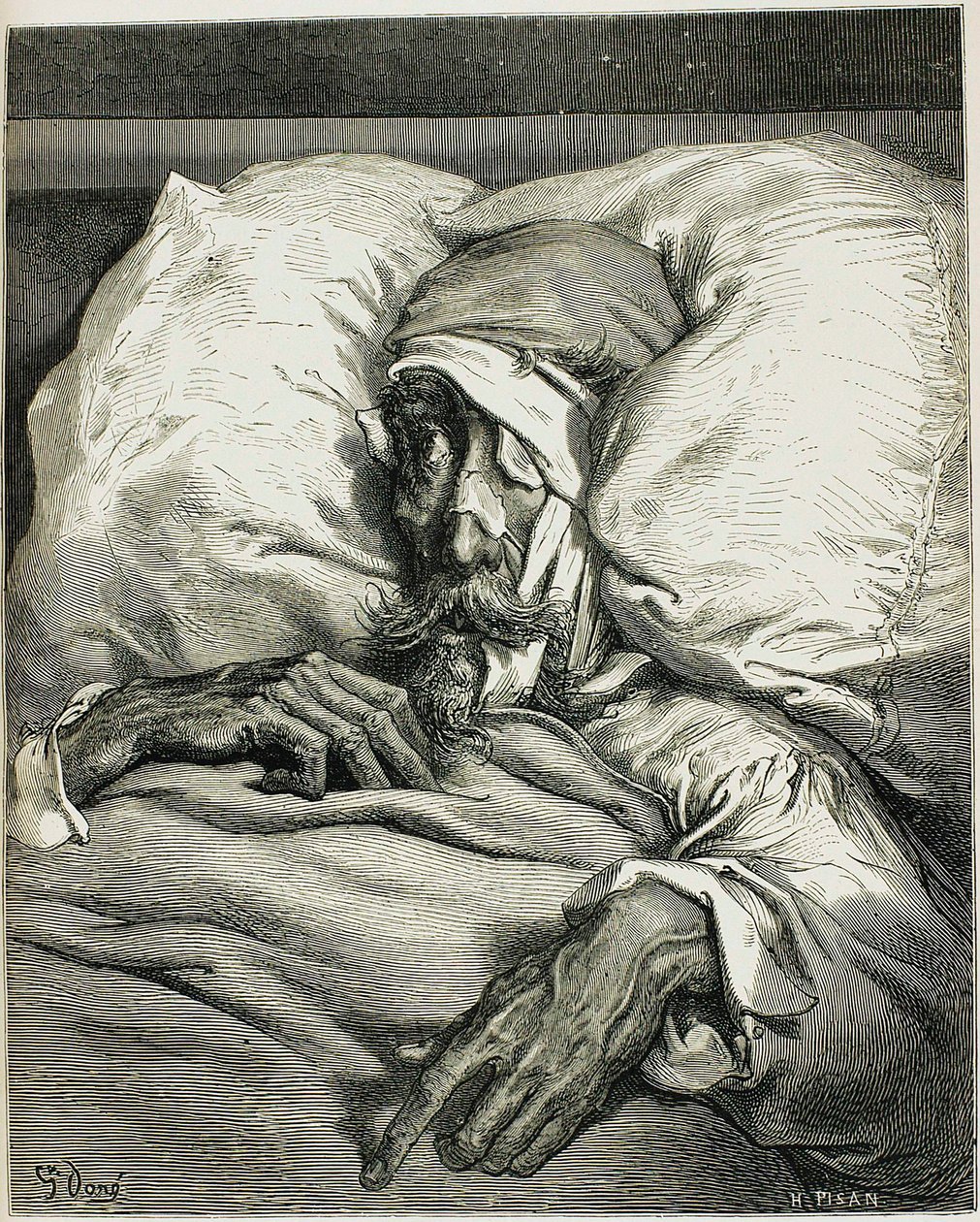 Kuvitus Miguel de Cervantesin romaanista Don Quijote, 1863. tekijältä Gustave Dore