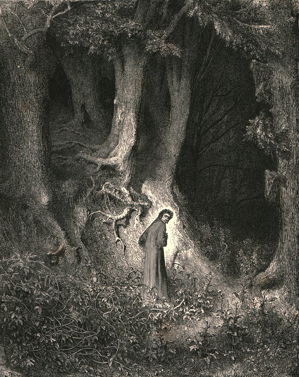 Tämän kuolevaisen elämämme puolivälissä, 1890. tekijältä Gustave Dore