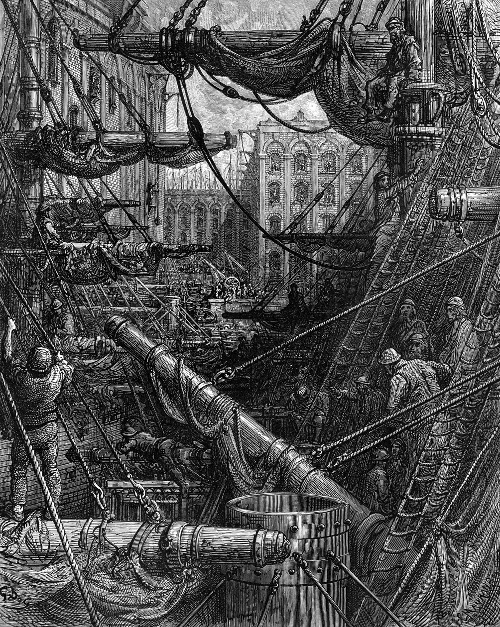 Gustave Doré: Inside the Docks tekijältä Gustave Dore