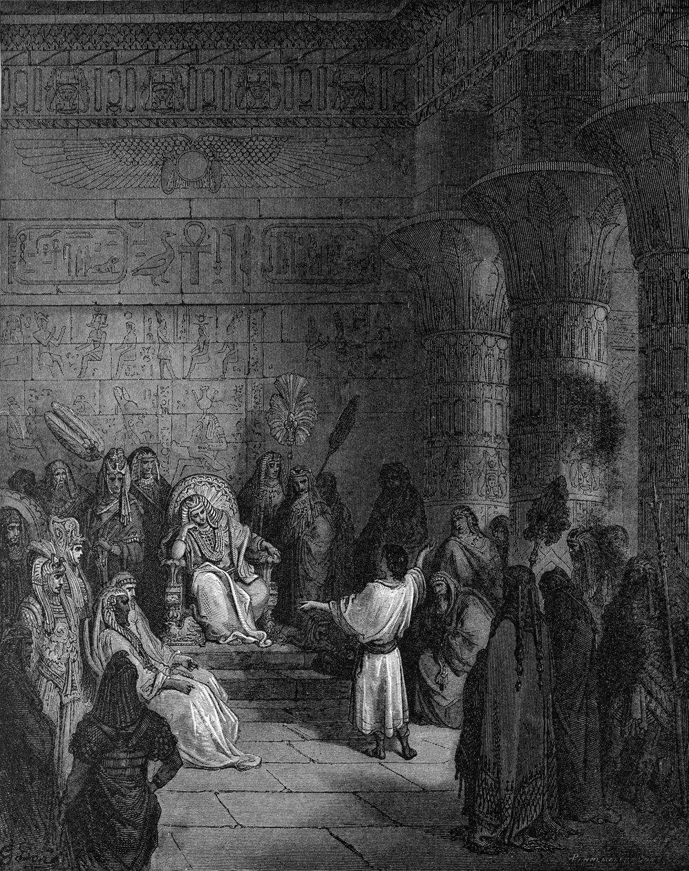 Joosef tulkitsee faraon unen tekijältä Gustave Dore