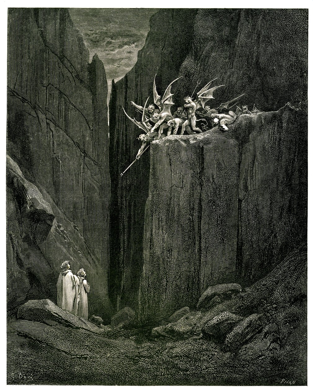Dante Alighierin kirjoittama ja Gustave Doren kuvittama teos L