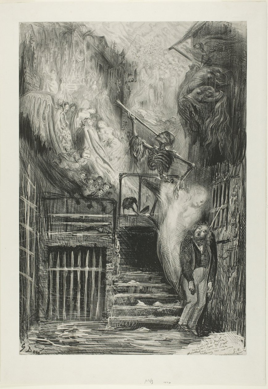 Vanhan lyhdyn katu: Gérard de Nervalin itsemurha tekijältä Gustave Dore