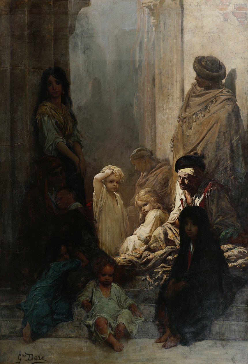 La Siesta - Matkamuisto Espanjasta, 1868 tekijältä Gustave Dore