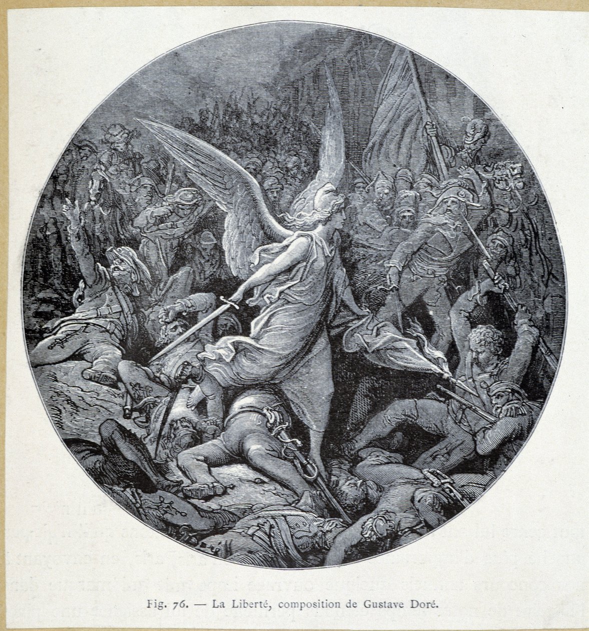 Liberty, kaiverrus Gustave Doré tekijältä Gustave Dore