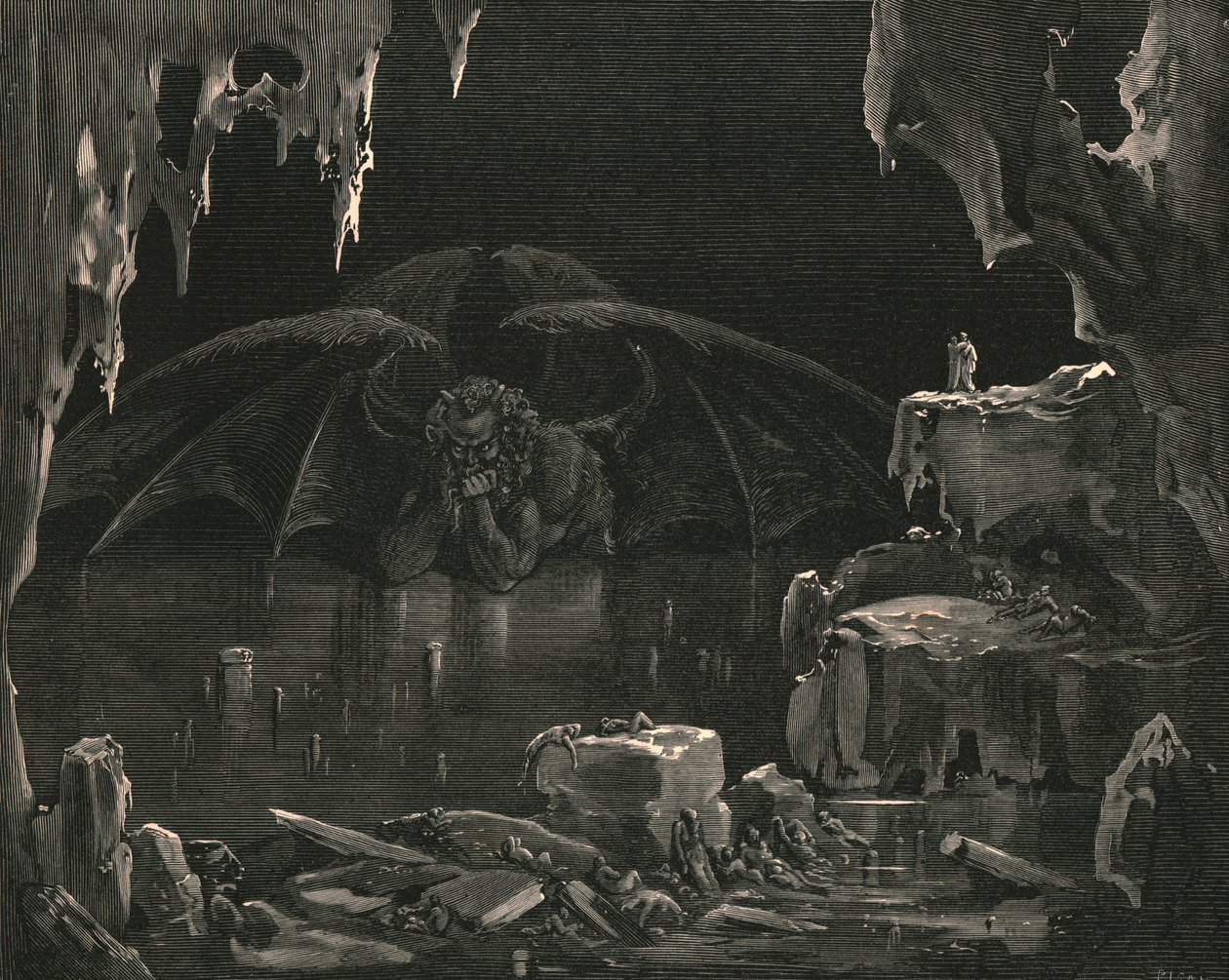 Hei! hän huudahti: lo Dis!, c1890. tekijältä Gustave Dore