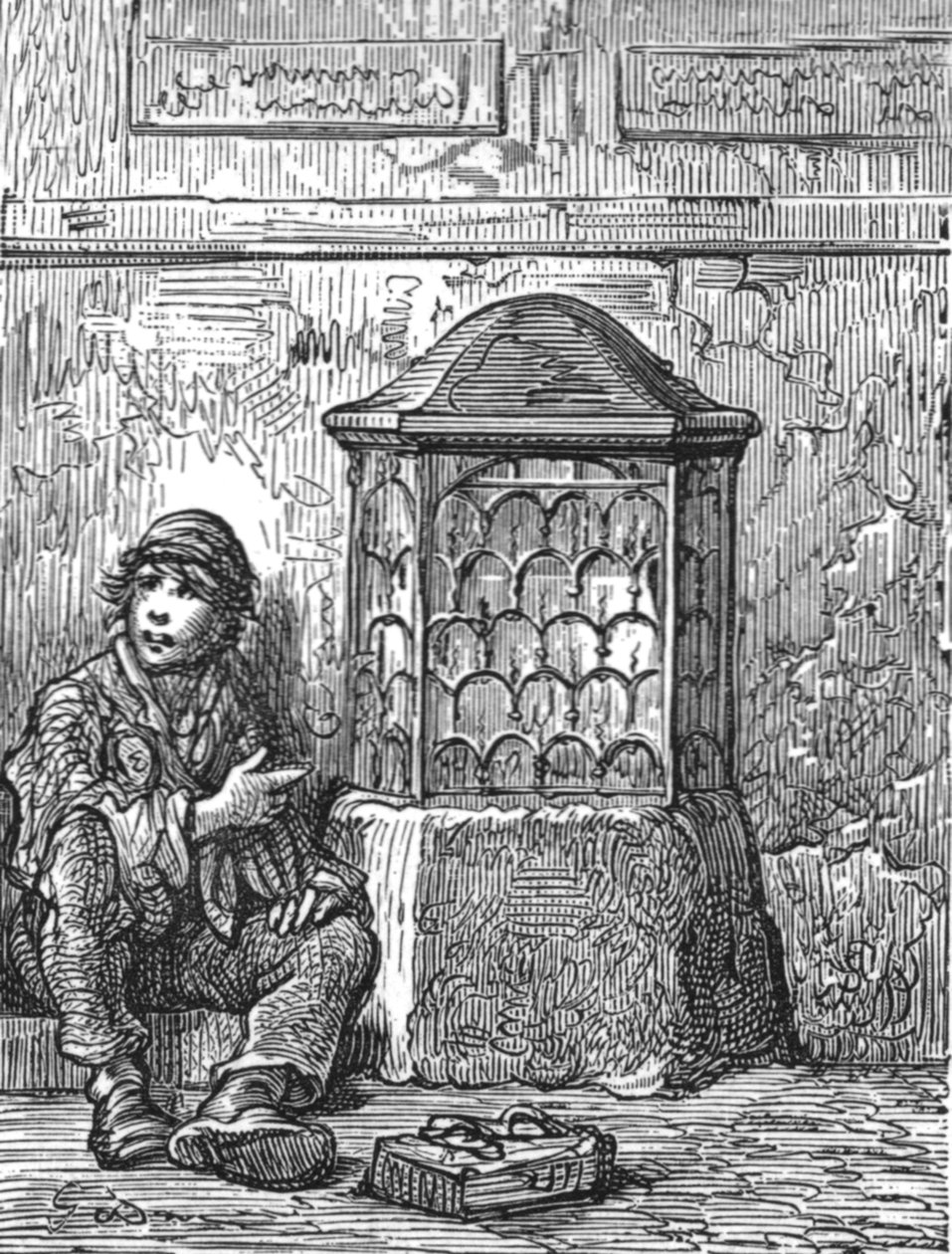"London Stone", 1872. tekijältä Gustave Dore
