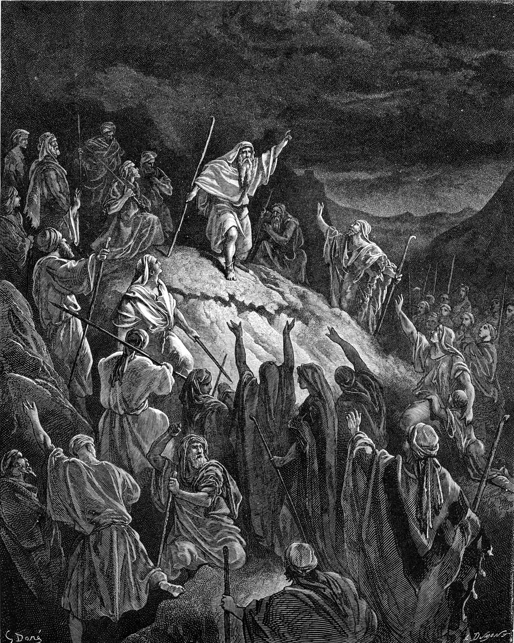 Mattathias vetoaa juutalaisiin pakolaisiin - Raamattu tekijältä Gustave Dore