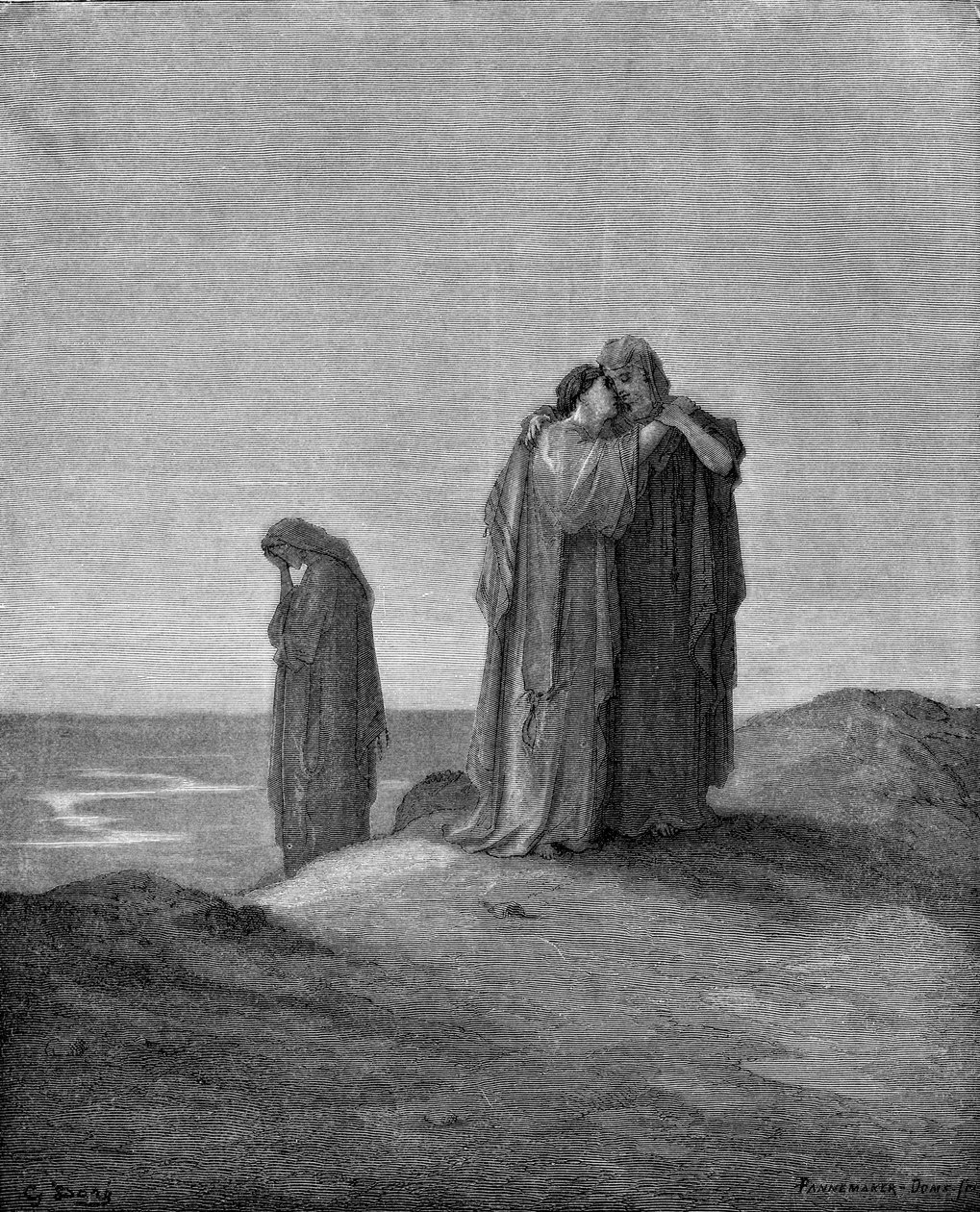 Noomi ja hänen miniänsä tekijältä Gustave Dore